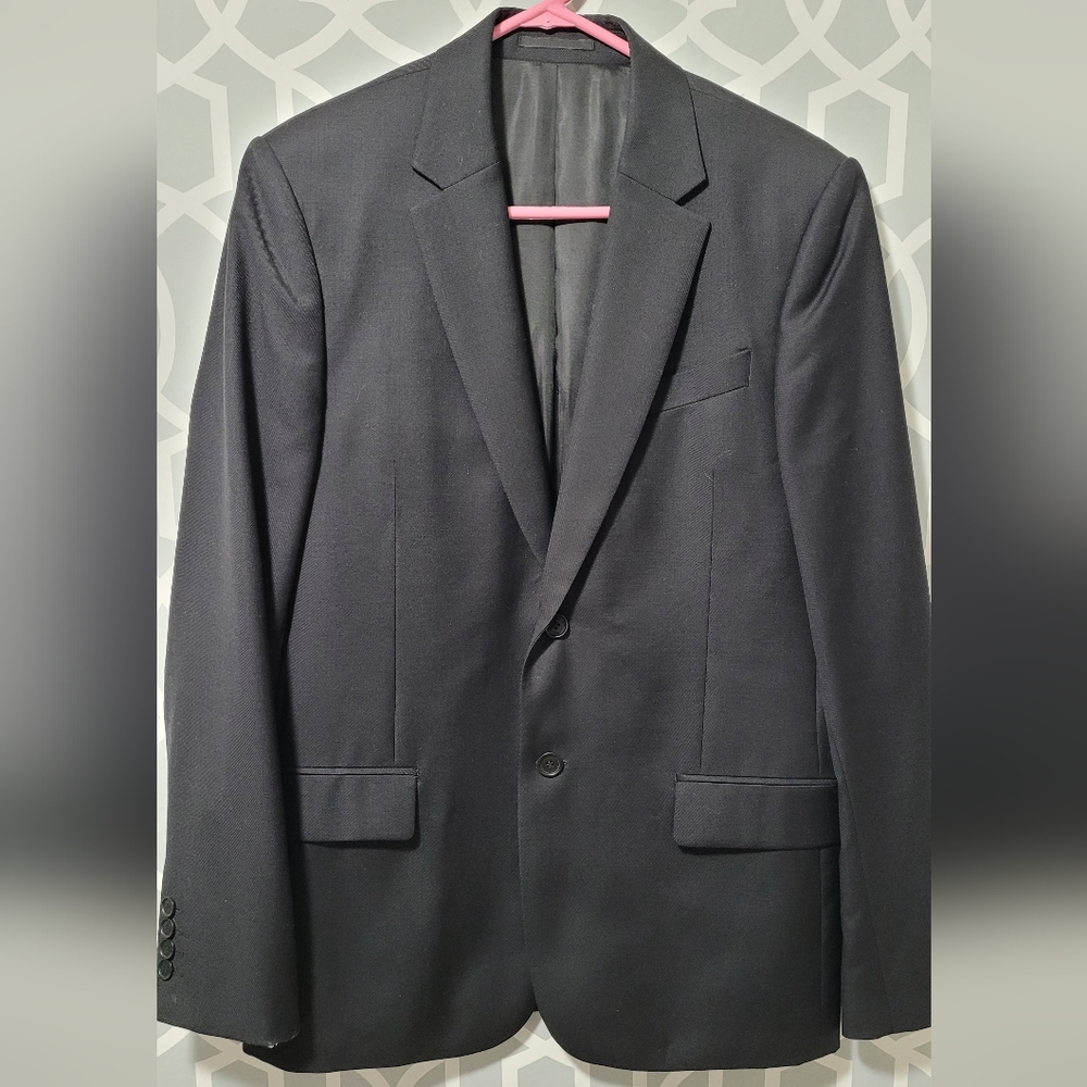 Louis Vuitton  Uniform Wool Suit Jacket Sz 50